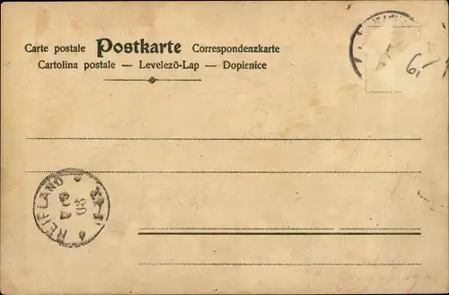 Präge Litho Kaiserparade, Kaiser Wilhelm II.