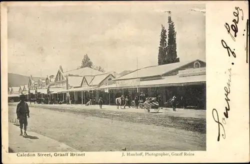 Ak Graaff Reinet Südafrika, Caledon Street