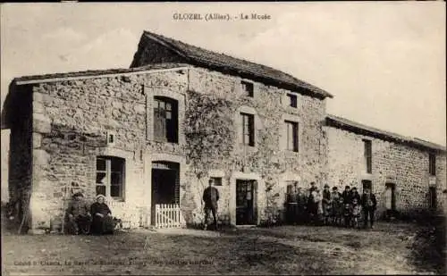 Ak Glozel Allier, Le Musee