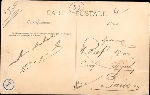 Ak Saint Mihiel Meuse, Rue Porte a Meuse