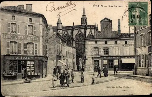 Ak Étain Meuse, Rue Lavaux