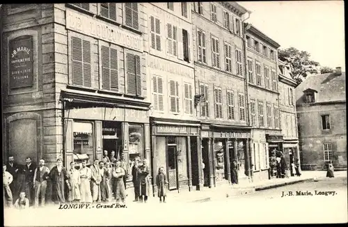 Ak Longwy Meurthe et Moselle, Grande Rue