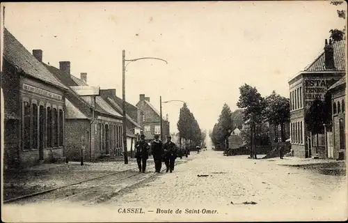 Ak Cassel Nord, Route de Saint Omer