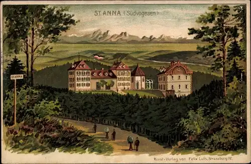 Ak Saint Anna Vosges, Blick auf den Ort