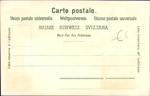 Litho Basel Bâle Stadt Schweiz, Jacob-Denkmal, St. Johann-Thor, Groß Basel