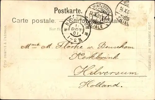 Präge Ak Winterthur Kt Zürich Schweiz, Schulhaus Geiselweid