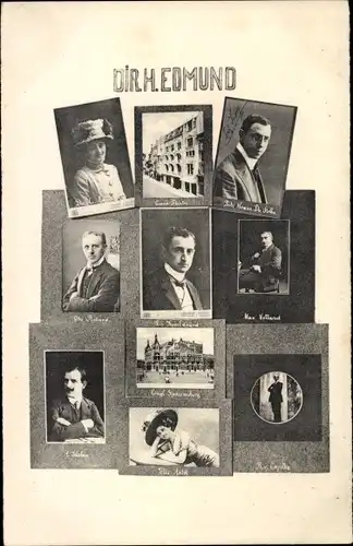 Ak Direktor H. Edmund, Opernsänger, Portraits