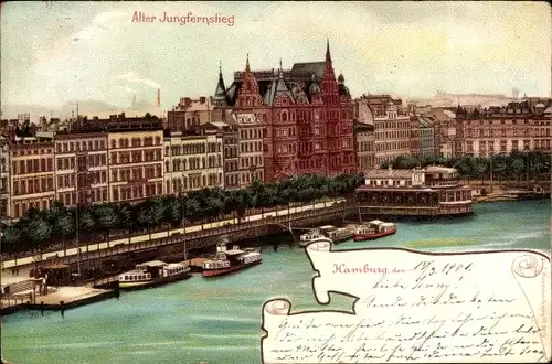 Litho Hamburg, Alter Jungfernstieg