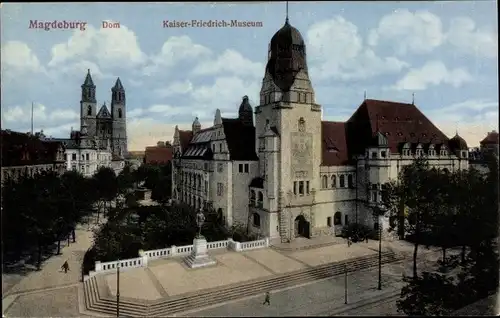 Ak Magdeburg an der Elbe, Dom, Kaiser-Friedrich-Museum