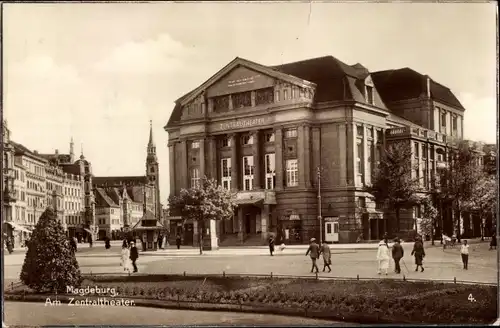 Ak Magdeburg an der Elbe, Zentraltheater