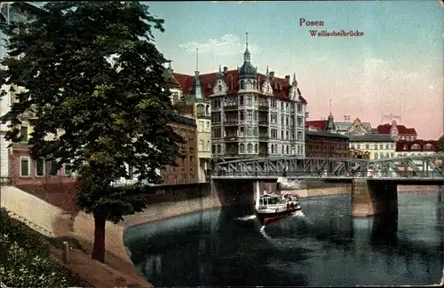 Ak Poznań Posen, Wallischeibrücke