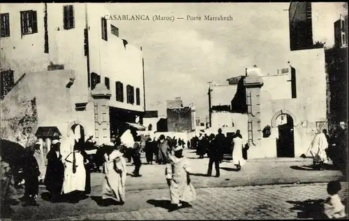 Ak Casablanca Marokko, Porte Marrakech