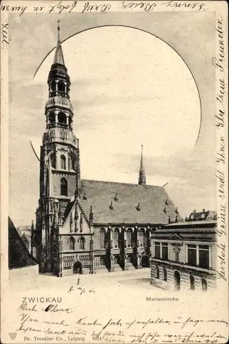 Ak Zwickau in Sachsen, Marienkirche