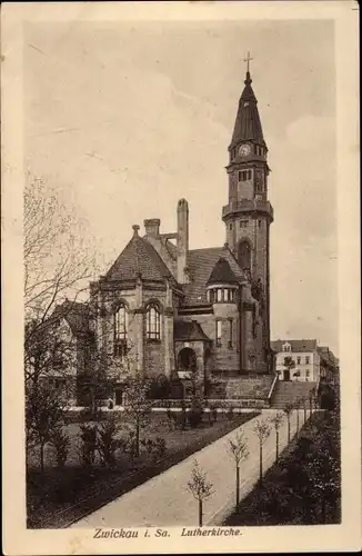 Ak Zwickau in Sachsen, Lutherkirche