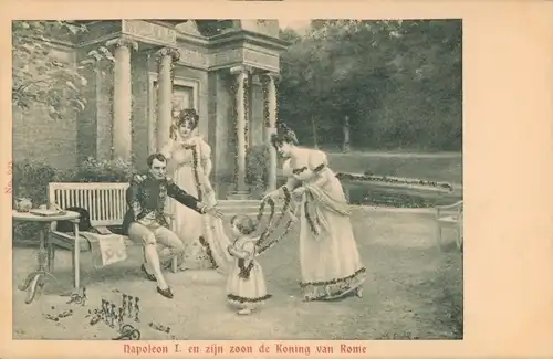 Ak Napolen I, Napoleon II, Roi de Rome