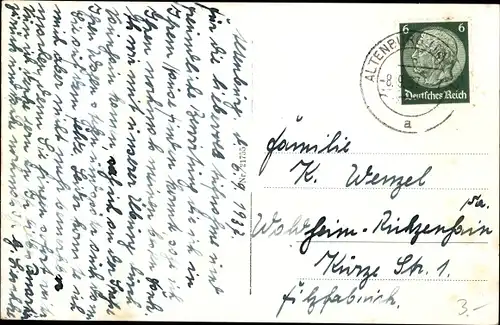 Ak Altenburg in Thüringen, Blick auf den Markt mit Brüderkirche