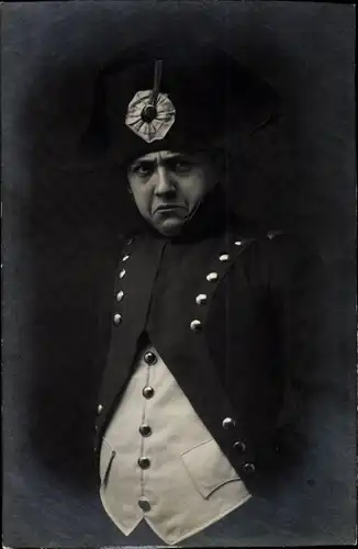 Foto Ak Schauspieler als Napoleon, Portrait