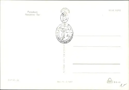 Ak Potsdam, Nauener Tor, Straßenbahn