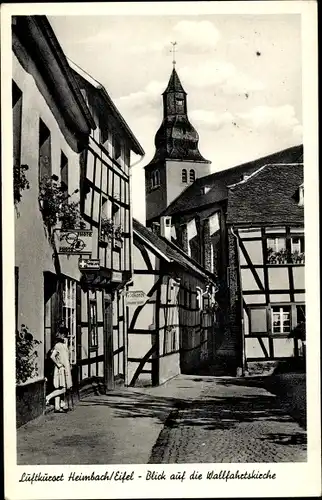 Ak Heimbach in der Eifel, Wallfahrtskirche, Bäckerei