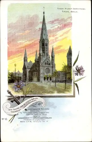 Litho Berlin Charlottenburg, Kaiser Wilhelm Gedächtniskirche