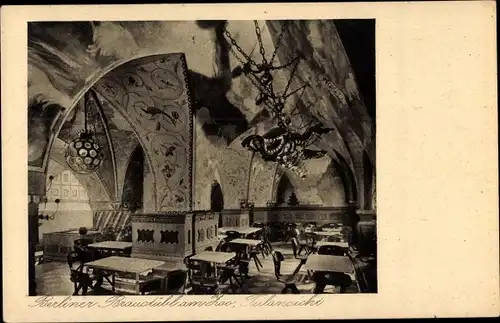 Ak Berlin Charlottenburg, Wilhelmshallen am Zoo, Berliner Braustübl am Zoo, Hardenbergstraße