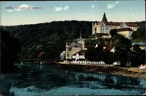 Ak Gera in Thüringen, Schloss Osterstein