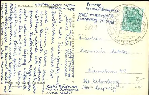 Ak Dröbischau Königsee in Thüringen, Panorama