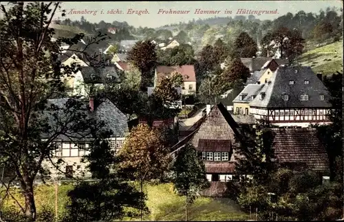 Ak Frohnau Annaberg Buchholz Erzgebirge, Frohnauer Hammer im Hüttengrund