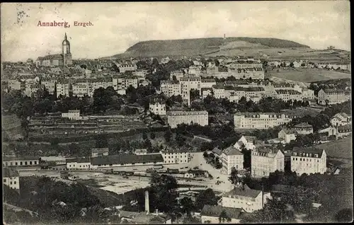 Ak Annaberg Buchholz im Erzgebirge, Panorama