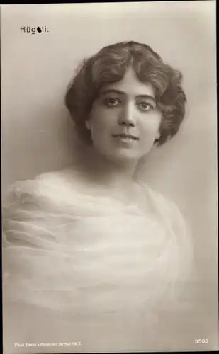 Ak Hügli, Portrait einer Frau