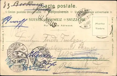 Ak Kanton Glarus, Frau in schweizerischen Trachten, Bauernstube