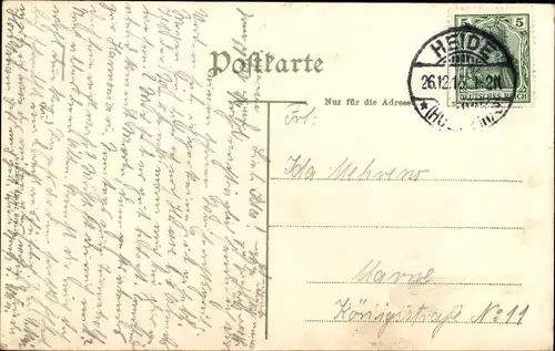 Ak Heide in Holstein, Städt. Gehölz