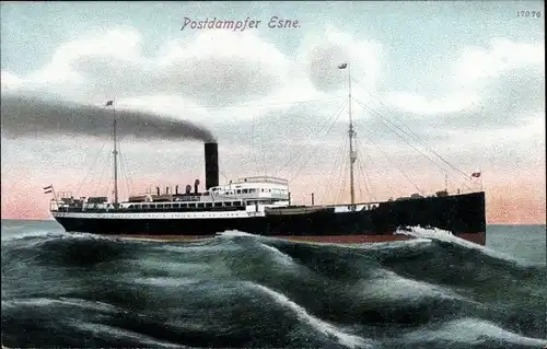 Ak Postdampfer Esne, DOAL