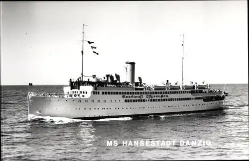 Ak Dampfer MS Hansestadt Danzig, Norddeutscher Lloyd NDL