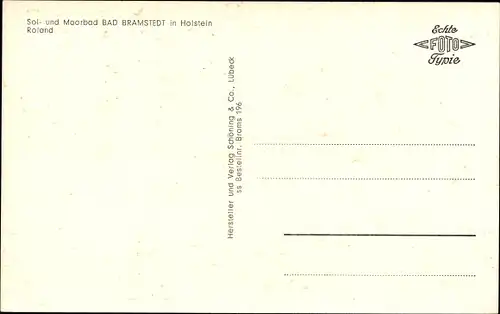Ak Bad Bramstedt in Holstein, Roland
