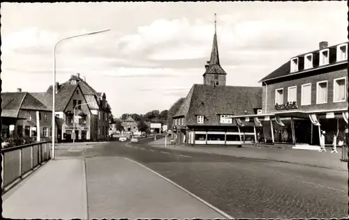 Ak Bad Bramstedt in Holstein, Blick zur Kirche