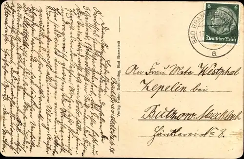 Ak Bad Bramstedt in Holstein, Partie im Kaiser-Wilhelm-Wald