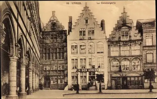 Ak Ypres Ypern Flandern, La Conciergerie