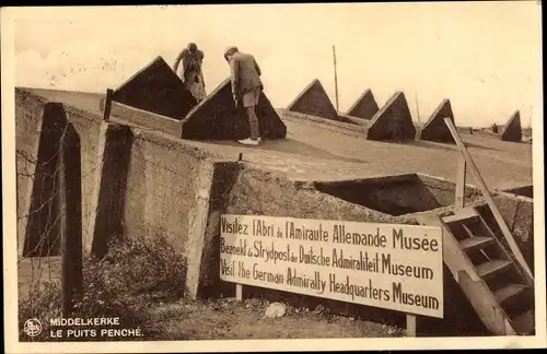 Ak Middelkerke Westflandern, Le Puits Penché