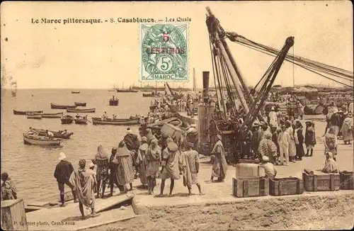 Ak Casablanca Marokko, Les Quais