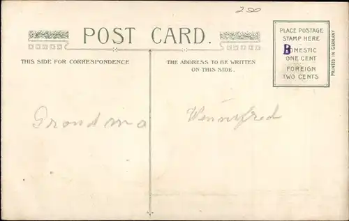 Präge Ak Valentinstag, My Valentine think of me, Seemann, Veilchen