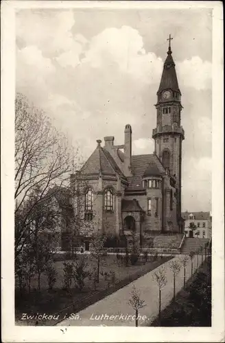 Ak Zwickau in Sachsen, Lutherkirche