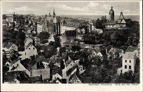 Ak Altenburg in Thüringen, Blick auf das Schloss