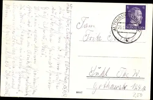 Ak Altenburg in Thüringen, Blick auf das Schloss