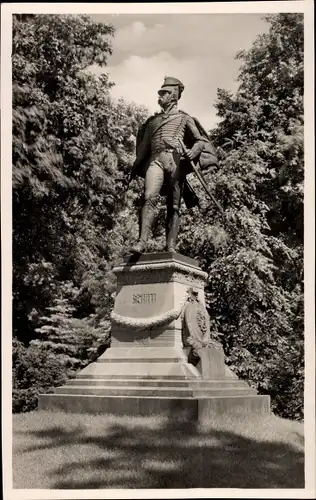 Ak Stralsund in Vorpommern, Schill-Denkmal