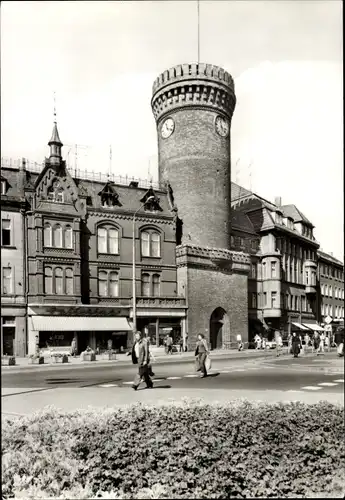 Ak Cottbus, Spremberger Turm, Straßenansicht