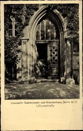 Ak Berlin Tiergarten, Elisabeth-Diakonissen- und Krankenhaus, Lützowstraße