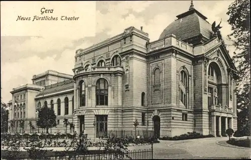 Ak Gera in Thüringen, Neues Fürstliches Theater