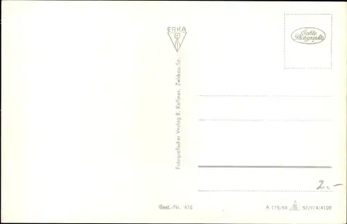 Ak Adorf im Vogtland, Straßenpartie mit Blick zur Stadtkirche