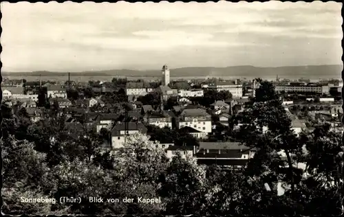 Ak Sonneberg in Thüringen, Blick von der Kappel